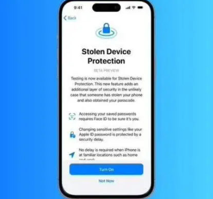 库伦苹果授权维修店分享被盗设备保护功能开启方法 