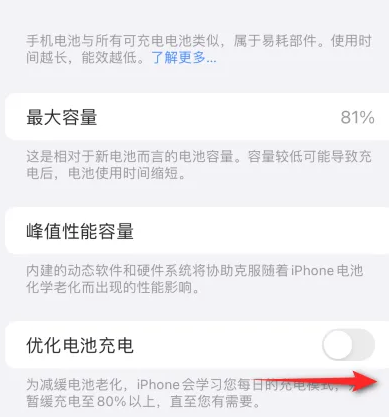 库伦苹果15维修分享iPhone15充电到80%就充不进电了怎么办 