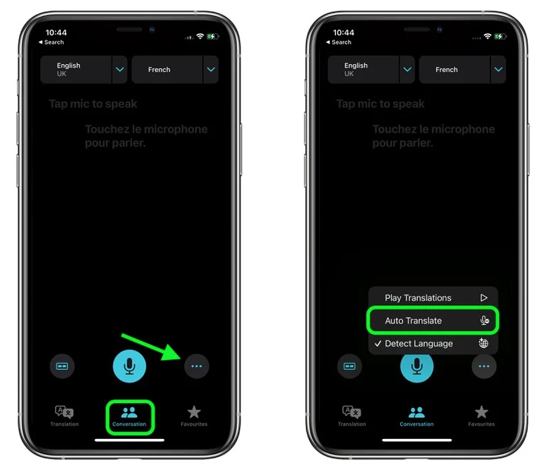库伦苹果手机维修分享iOS 15 “翻译” App 新改进 